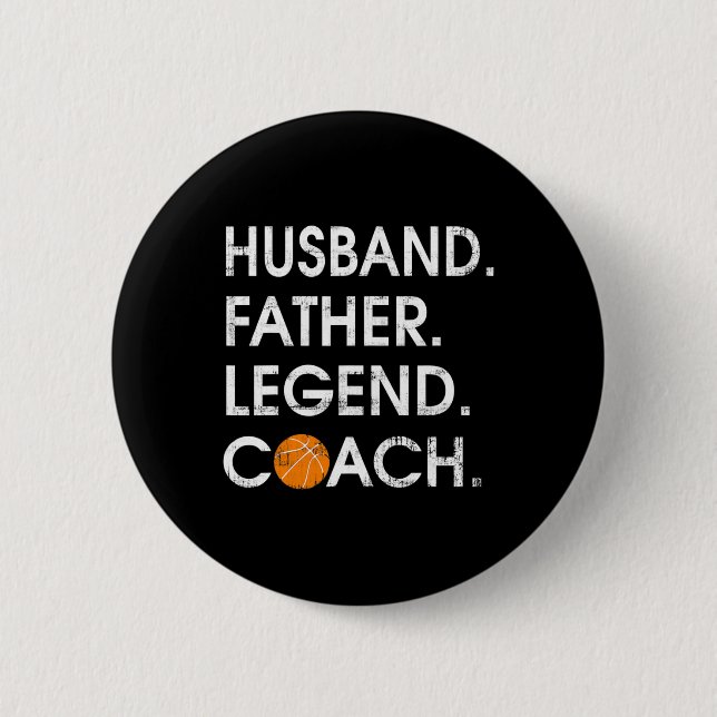 Make Far Legend Coach Roligt basketball Gift Knapp (Framsida)