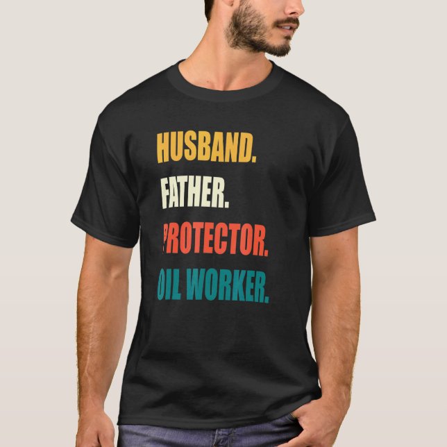 Make Far Protector Oil Worker T Shirt (Framsida)