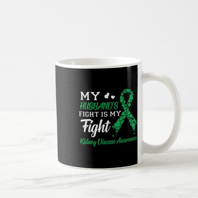 Make Fight är min kamp mot njursjukdom Awarene Kaffemugg (Höger)