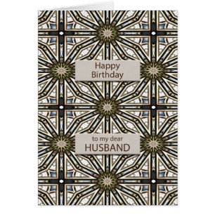 Make födelsedag Abstrakt Mandala Design Hälsningskort