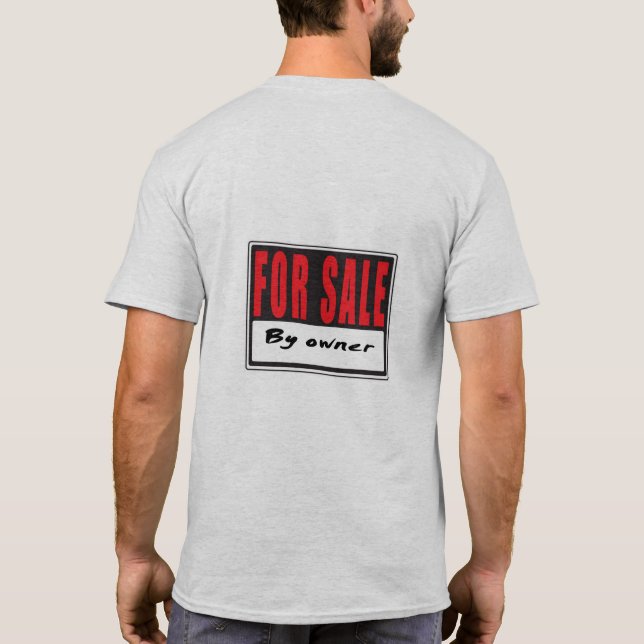 Make för försäljning t-shirt (Baksida)