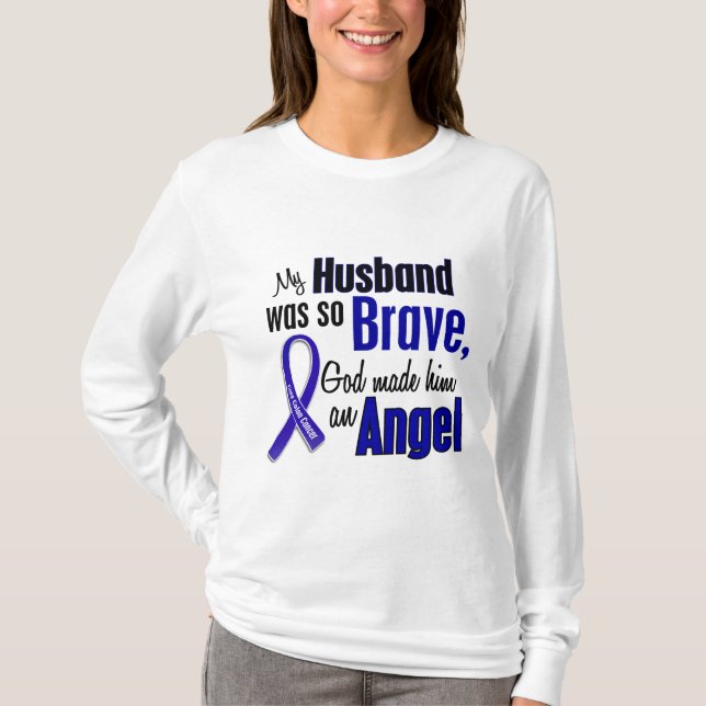 Make för koloncancerÄNGEL 1 T-shirt (Framsida)