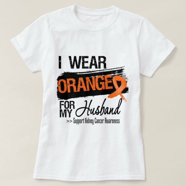 Make för njurecancerband tee shirt (Design framsida)