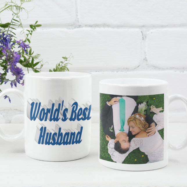 Make Foto med havskrävande text Kaffe Mugg (Skapare uppladdad)