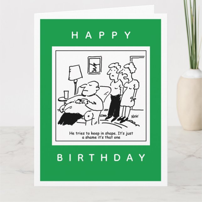 Make gillar behålla i Tecknad av form Kort (Framsida)