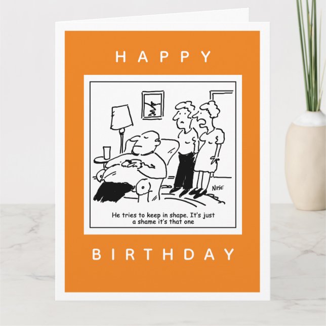 Make gillar behålla i Tecknad av form Kort (Framsida)