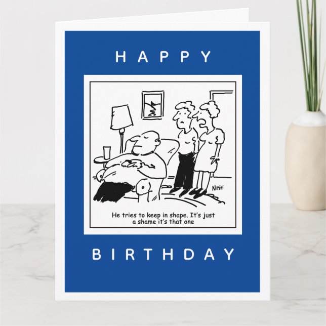 Make gillar behålla i Tecknad av form Kort (Framsida)