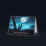 Make Glad helg-Anpassningsbarna Romantic Kort<br><div class="desc">För er make i julafton,  föreställ er en romantisk scen med ett par under ett månbelyst himmel,  parad med en aning fantasi magi för en drömmande atmosfär.</div>