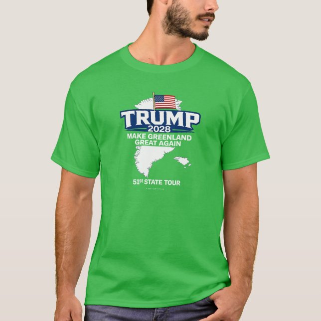 Make Greenland Great Again - T-Shirt (Framsida)