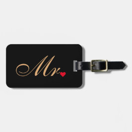 Make Groom Bröllop Par Elegant Travel Bagagebricka