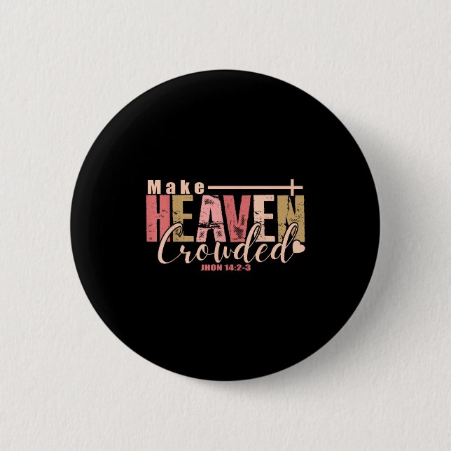 Make Heaven Crowded Cross - Minimalist Christian R Knapp (Framsida)