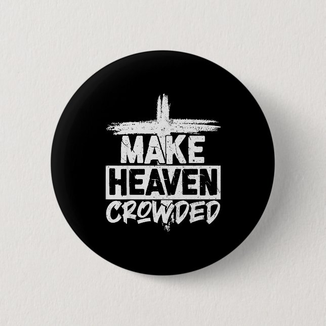 Make Heaven Crowded Cross - Minimalist Christian R Knapp (Framsida)