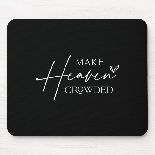 Make Heaven Crowded Cross - Minimalist Christian R Musmatta (Framsidan)