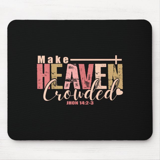 Make Heaven Crowded Cross - Minimalist Christian R Musmatta (Framsidan)