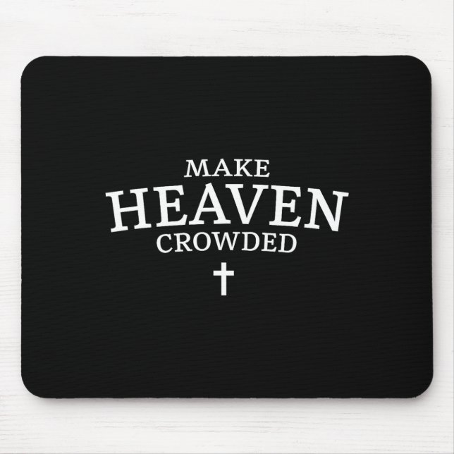 Make Heaven Crowded Cross - Minimalist Christian R Musmatta (Framsidan)