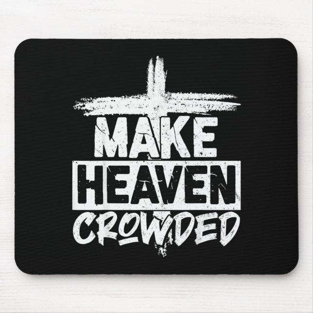 Make Heaven Crowded Cross - Minimalist Christian R Musmatta (Framsidan)