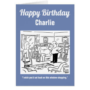 Make hittar sin fru fortfarande på fönsterköp hälsningskort