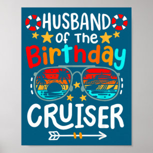 Make Hus Husband Födelsedags Kryssare Familj Kryss Poster