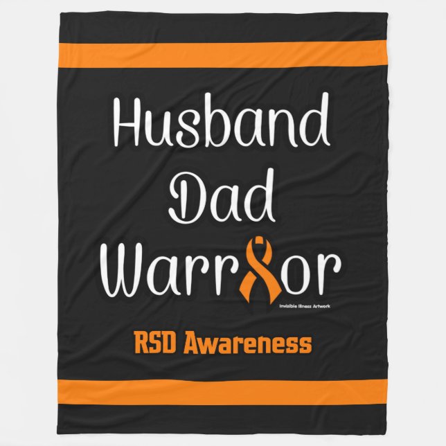 Make/Husband Pappa Krigare...RSD Fleecefilt (Framsidan)