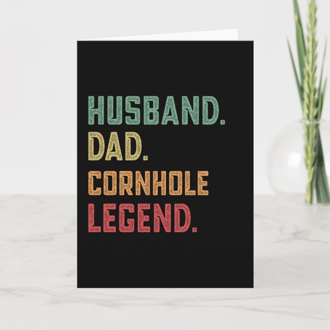 Make Husbil Legend i Cornhole Bönan Kort (Framsida)