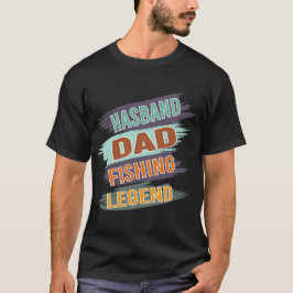Make Husbon Äventyrslegend – Rollig Fiskepappa T Shirt