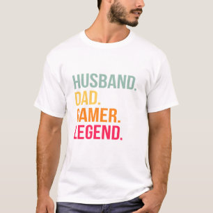 Make Husbon Man Gamer Legend T Shirt