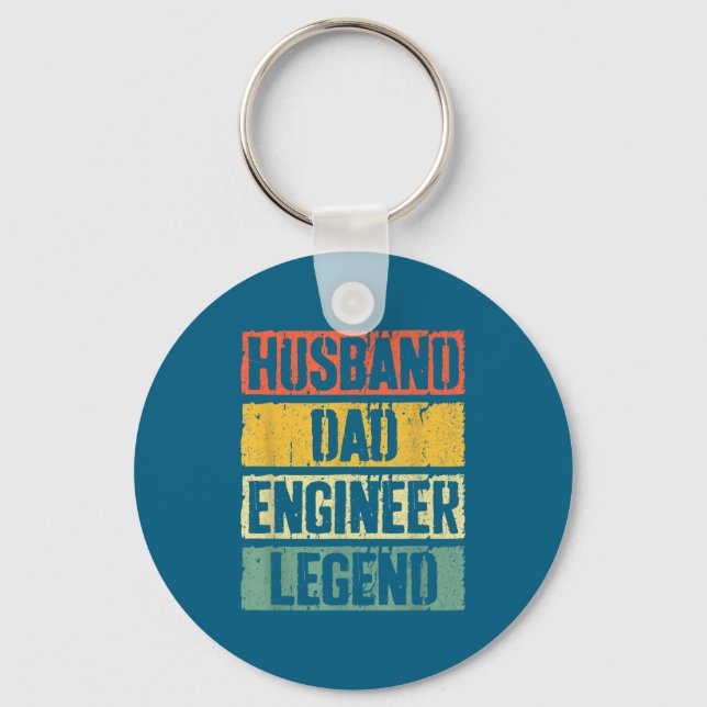 Make Huslegend Fader Ingenjör Nyckelring (Framsida)