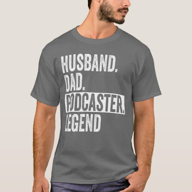 Make Huslegend För Poddälskare Fet T Shirt (Framsida)