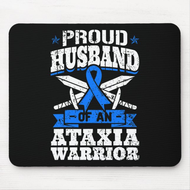 Make i en Ataxi Warrior Awareness Ribbon Dyst Musmatta (Framsidan)