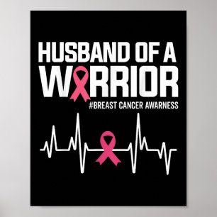 Make i en Warrior Rosa Ribbon Breast Cancer Awa Poster