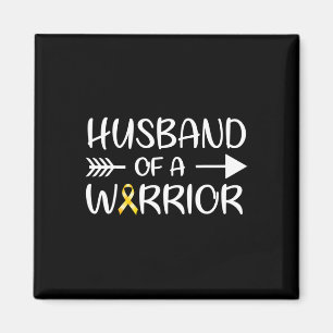 Make i Warrior Child Cancer Awareness Ri Magnet