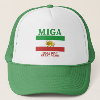 Make Iran Great Again' (MIGA) hat Keps