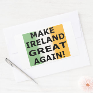 MAKE IRELAND GREAT AGAIN!   REKTANGULÄRT KLISTERMÄRKE