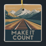 Make It Count Julgransprydnad Keramik<br><div class="desc">Make It Count</div>