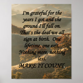Make It Count Poster