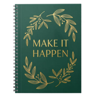 Make It Happen Journal Anteckningsbok