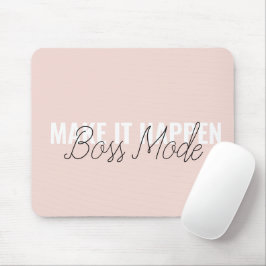 Make It Happen Personalized Mouse Pad – Feminine C Musmatta