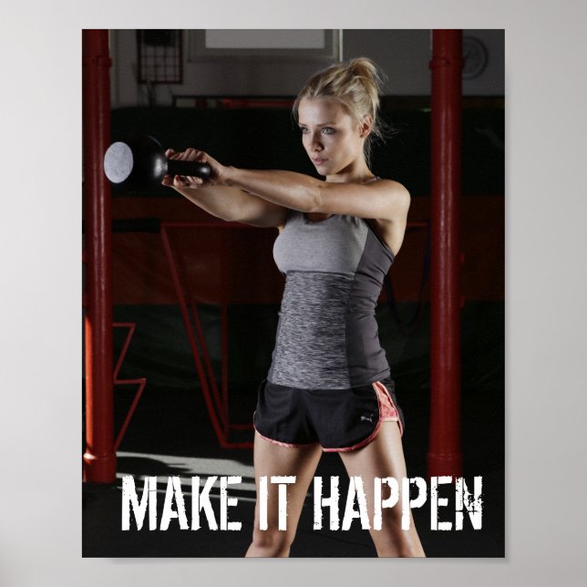 MAKE IT HAPPEN, Poster Gym (Framsidan)