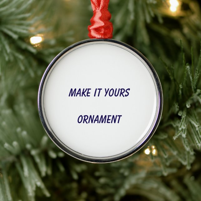 Make It Yours Premium Rund Ornament   (Träd)