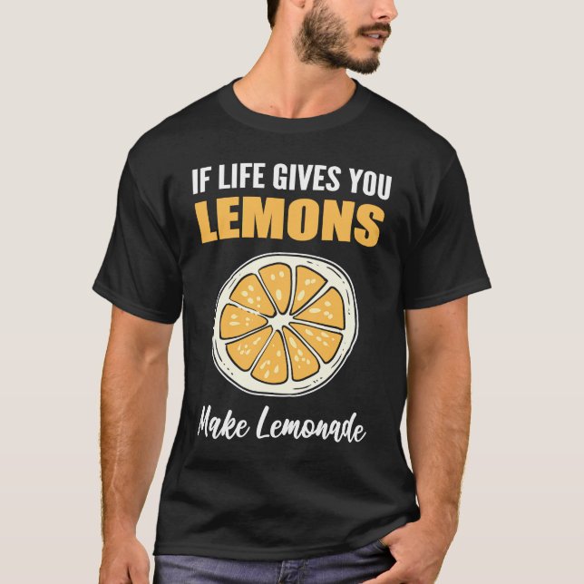 Make Lemonade Cook Or Chef T Shirt (Framsida)