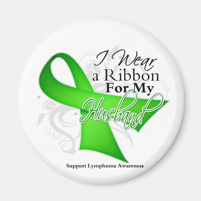Make Lime Green Ribbon - Lymphoma Magnet (Framsidan)