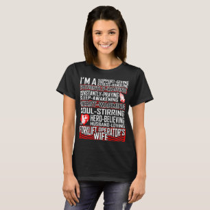 Make Loving Forklift Operatör Wife Tshirt Tee Shirt