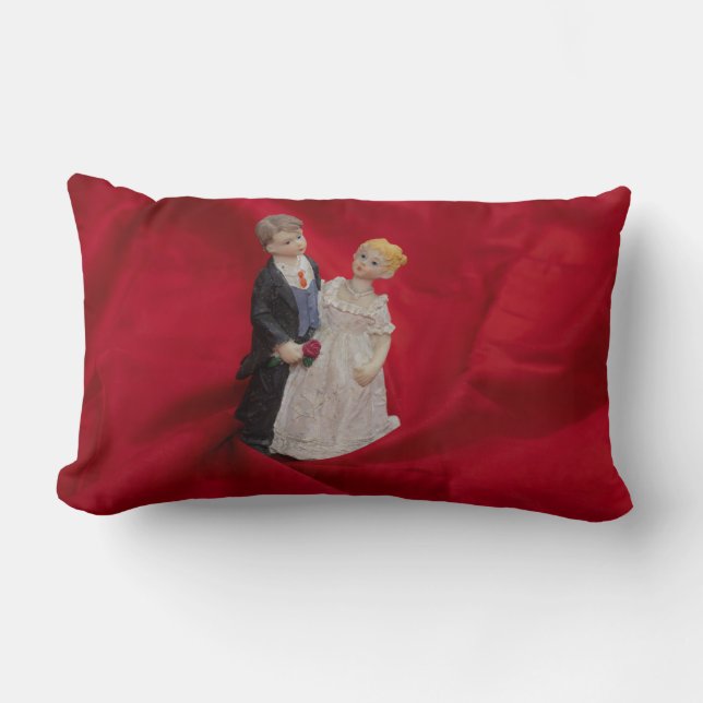 Make & Maka (Bröllopsdag Giftermål Firande) Lumbarkudde (Framsida)