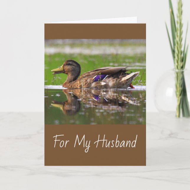 Make Mallard Anka-födelsedagskort Kort (Framsida)