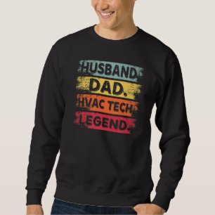Make man HVAC-tekniker VVS-tekniker Reparatör Lång Ärmad Tröja
