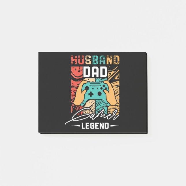 Make man Pappa Legend inom TV-spel  Post-it Block (Framsida)
