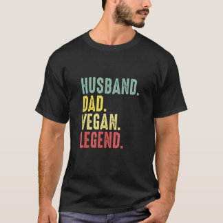 Make man Pappa Vegan Legend Bästa Pappa Pappa Äkte T Shirt