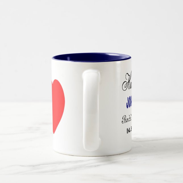 Make manlig anpassad kopp gift  (Handtag)
