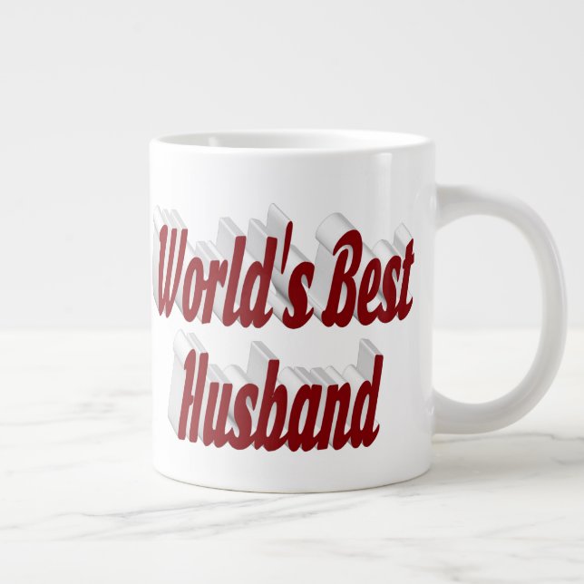 Make med burgigt halvt kaffe mugg jumbo mugg (Höger)