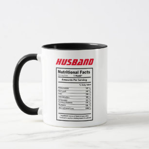 Make Nutritional Facts skämtar Puns Funny Coffee Mugg